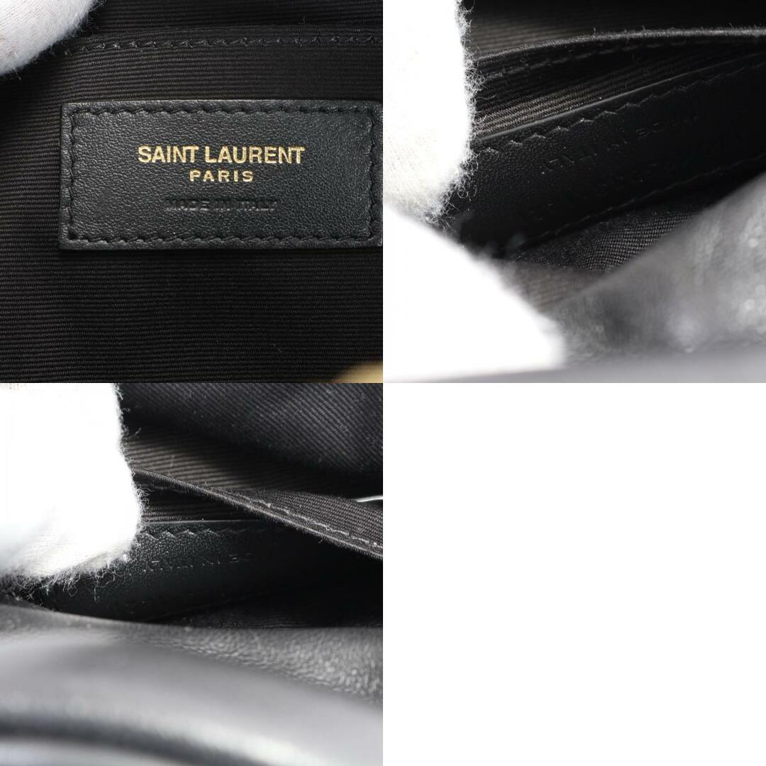 Saint Laurent(サンローラン)の新品同様 サンローラン パリ レザー リュックサック バックパック ショルダー バッグ ブラック 黒 メンズ レディース EEM E23-2 メンズのバッグ(バッグパック/リュック)の商品写真