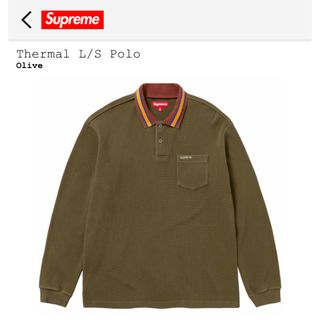 Supreme - supreme18ss Corner Arc L/S Polo Black XLの通販 by