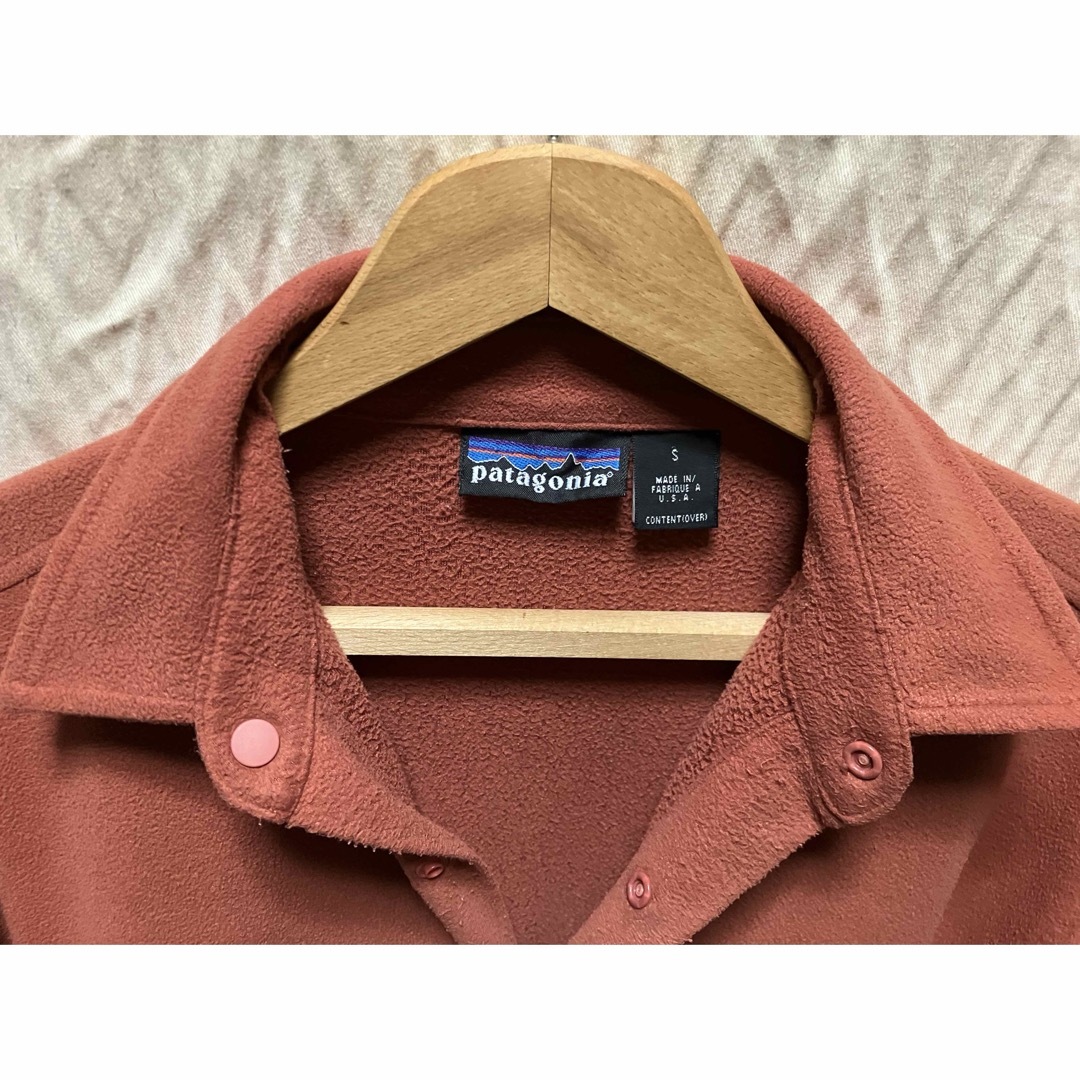 patagonia フリースシャツ S 廃番希少品 シンチラシャツ USA製