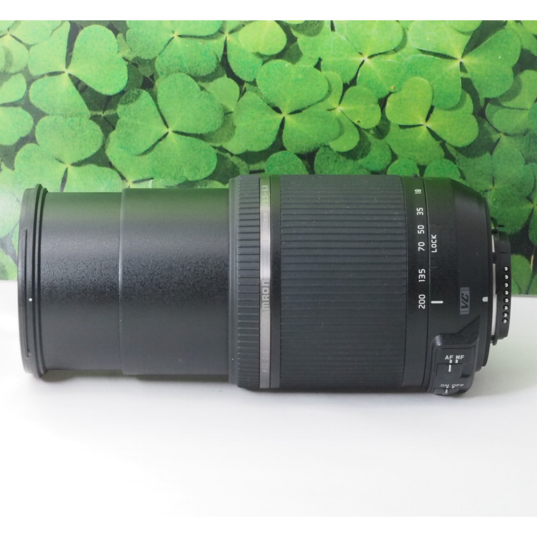 TAMRON(タムロン)の【美品】タムロン❤️18-200mm Di II VC望遠レンズ❤️ニコン用 スマホ/家電/カメラのカメラ(レンズ(ズーム))の商品写真