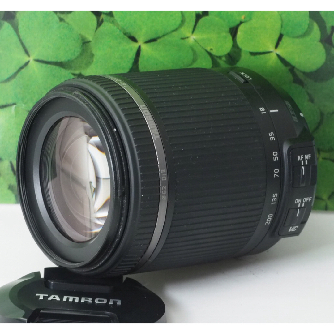 TAMRON(タムロン)の【美品】タムロン❤️18-200mm Di II VC望遠レンズ❤️ニコン用 スマホ/家電/カメラのカメラ(レンズ(ズーム))の商品写真