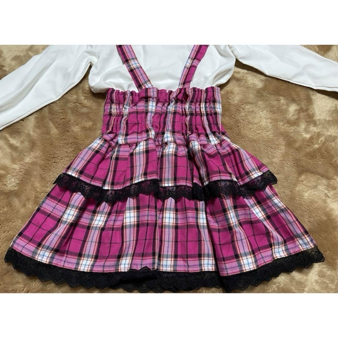 ☆POP ON POP☆ 女児 120 フォーマル 入園式　卒園式　入学式 キッズ/ベビー/マタニティのキッズ服女の子用(90cm~)(ドレス/フォーマル)の商品写真