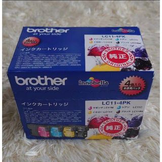 ブラザー(brother)の新品未開封 ブラザー純正インク4色セット LC11-4PK(PC周辺機器)