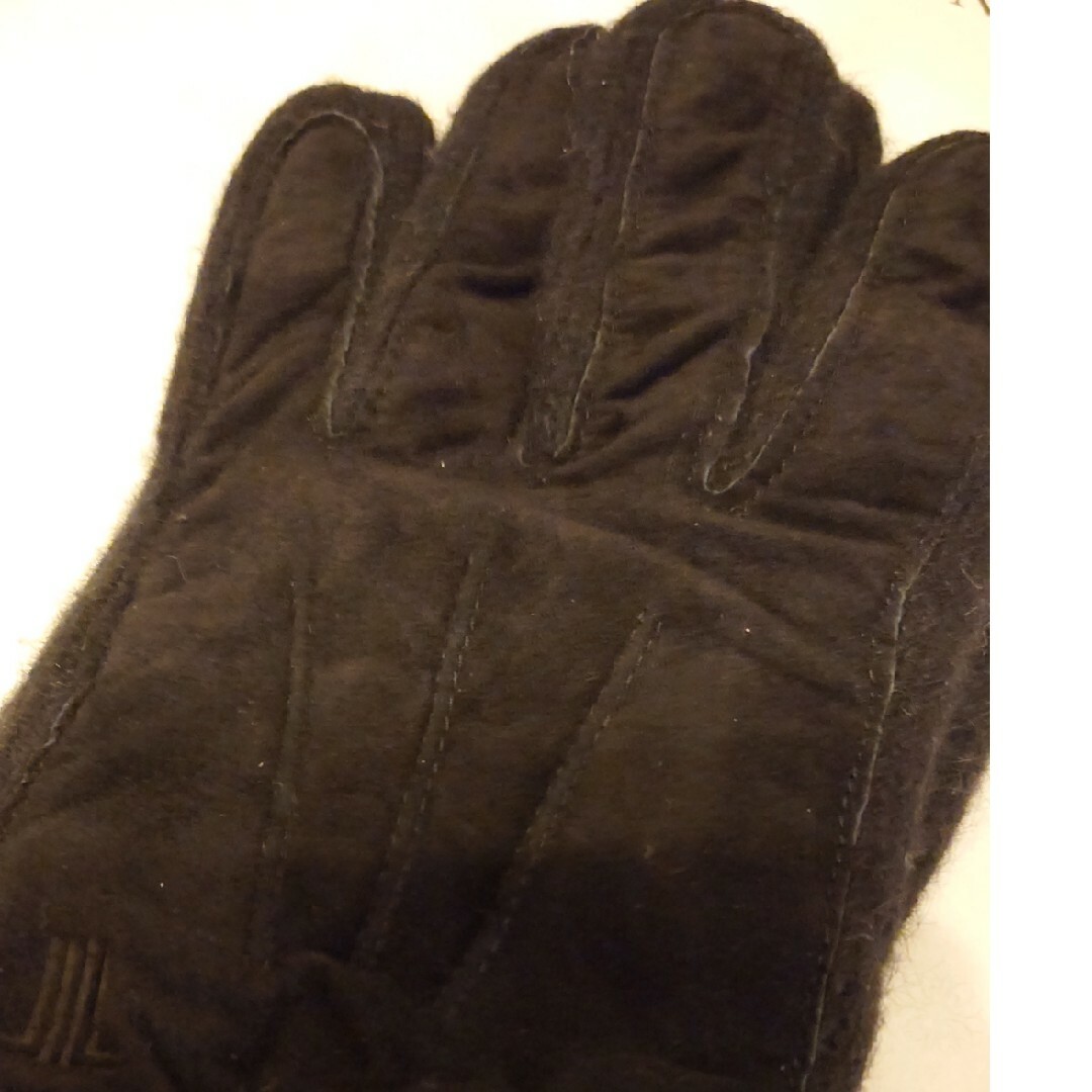 LANVIN COLLECTION(ランバンコレクション)のランバン コレクション メンズ手袋 アンゴラ 黒 メンズのファッション小物(手袋)の商品写真