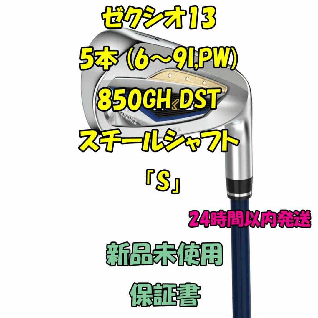 ゼクシオ13 5本 850GH DST スチール  2024年 「S」キャビティ