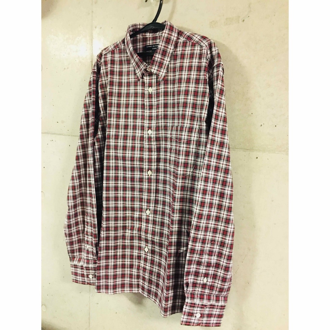 COMME des GARCONS HOMME(コムデギャルソンオム)の【★新品・未使用★希少★メンズL】コムデギャルソンオム チェック柄 長袖 シャツ メンズのトップス(シャツ)の商品写真