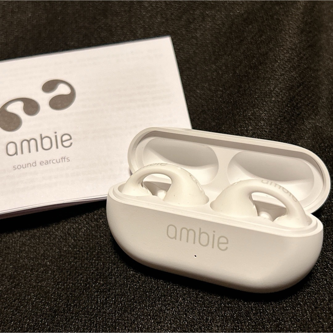 最低制限価格 ambie アンビー ワイヤレスイヤホン AM-TW01 WHITE | www