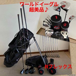 人気‼️【超美品】ゴルフクラブセット/メンズ ゴルフセット/キャディバッグ付き(クラブ)