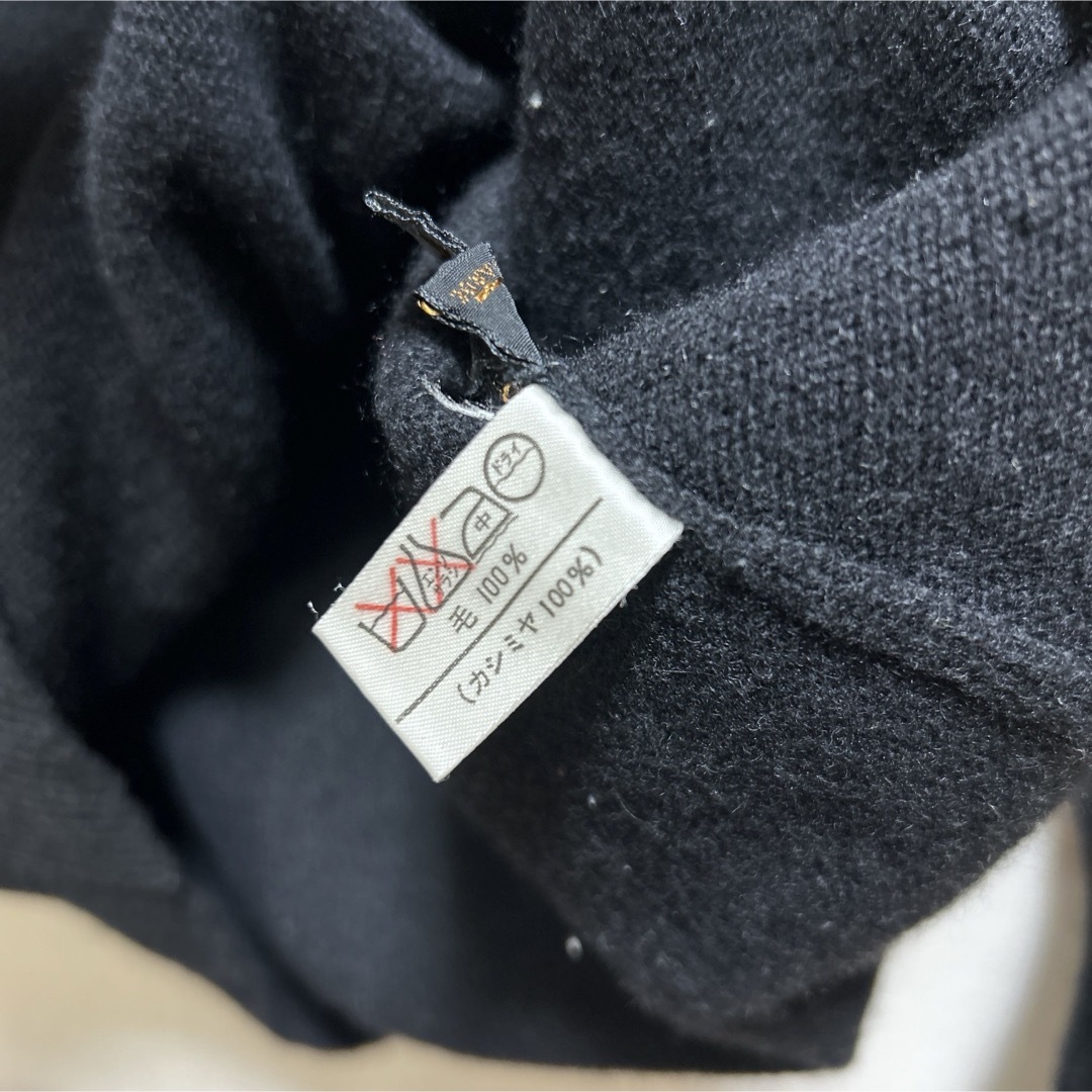 FRED PERRY(フレッドペリー)の【✨️カシミヤ100％✨️】 DAKS タートルネックニット セーター ブラック メンズのトップス(ニット/セーター)の商品写真