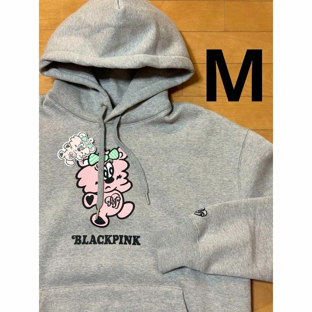 トップスラスト１[日本未発売] BLACKPINK✖️VERDY ロゴパーカー Mサイズ