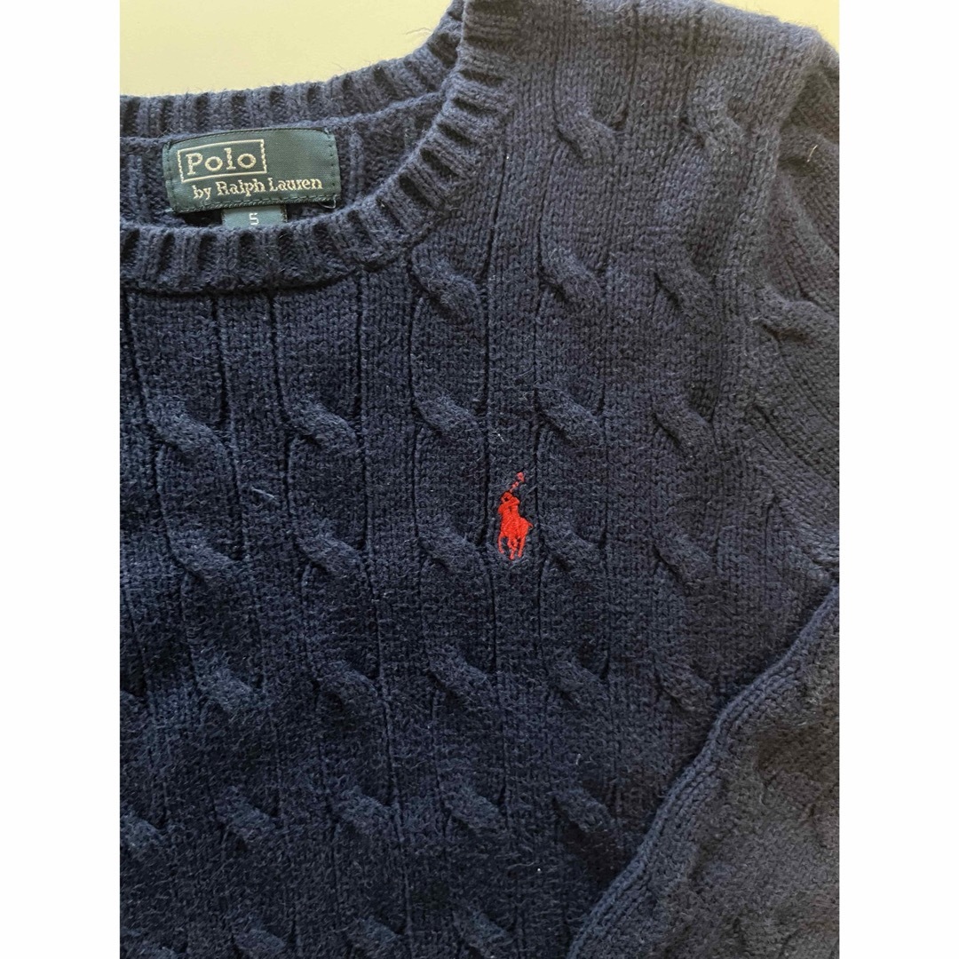 POLO RALPH LAUREN(ポロラルフローレン)の【POLO  Ralph Lauren】115 セーター・ニット キッズ/ベビー/マタニティのキッズ服女の子用(90cm~)(ニット)の商品写真