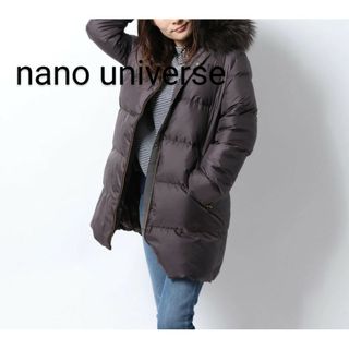 ナノユニバース(nano・universe)のnano universe ナノユニバース 西川ダウン チャコール 36(ダウンコート)