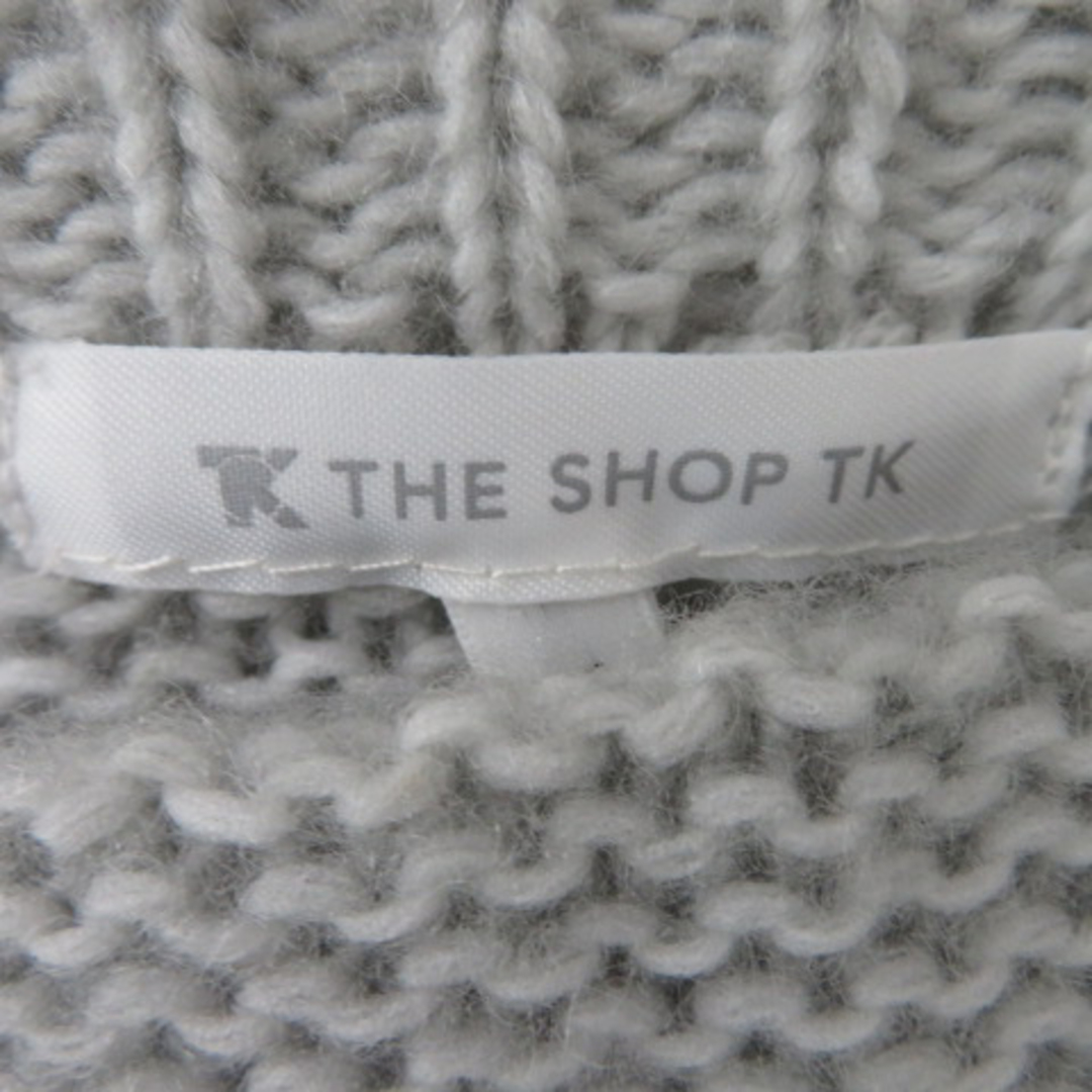 THE SHOP TK(ザショップティーケー)のザショップティーケー ニット セーター 長袖 ボトルネック 無地 F レディースのトップス(ニット/セーター)の商品写真