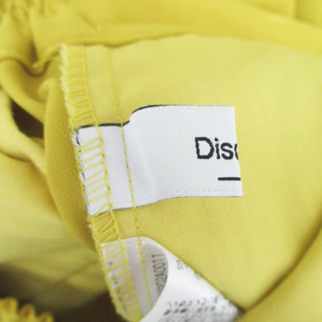 Discoat(ディスコート)のディスコート Discoat スラックスパンツ アンクル丈 S 黄色 イエロー レディースのパンツ(その他)の商品写真