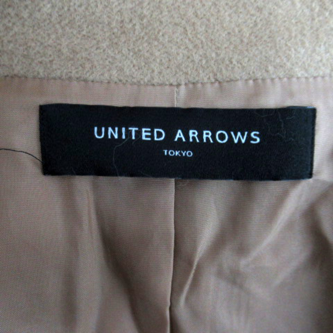 UNITED ARROWS(ユナイテッドアローズ)のユナイテッドアローズ ショールカラーコート ベルト付 アンゴラ ウール混 36 レディースのジャケット/アウター(その他)の商品写真