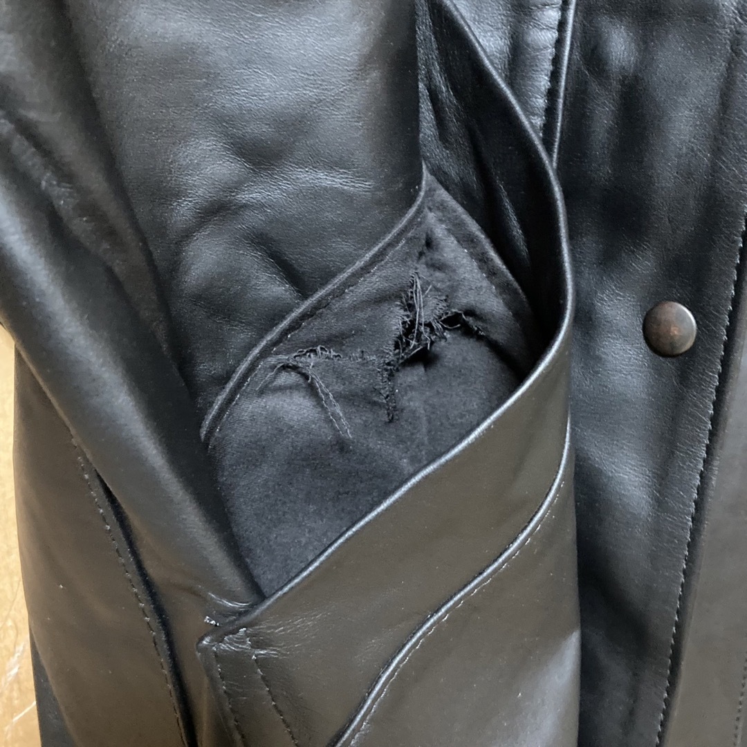 80s イタリア警察 レザーポリスマンジャケット riri FIOCCHI 80s イタリア警察 レザーポリスマンジャケット riri FIOCCHI