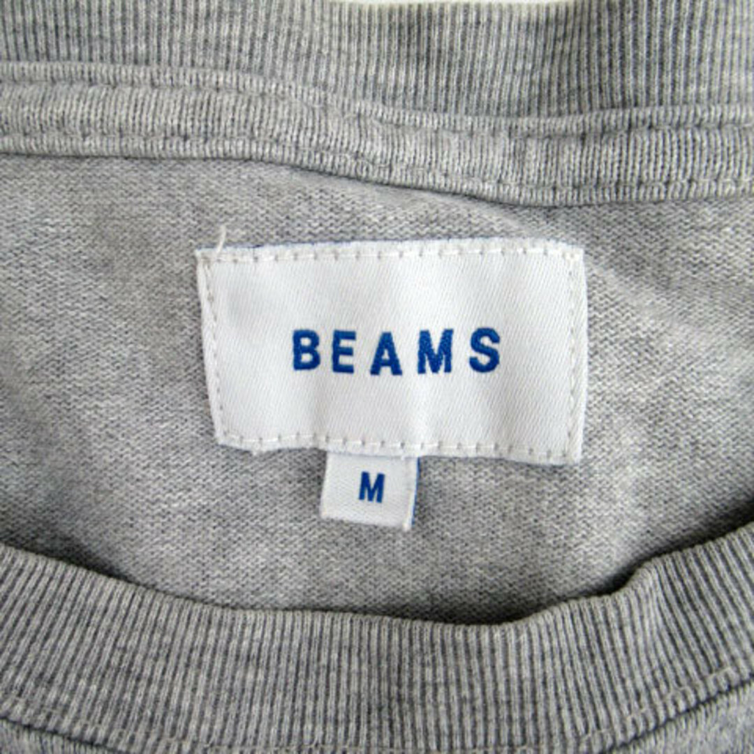 BEAMS(ビームス)のビームス BEAMS Tシャツ カットソー 半袖 ラウンドネック M グレー メンズのトップス(Tシャツ/カットソー(半袖/袖なし))の商品写真