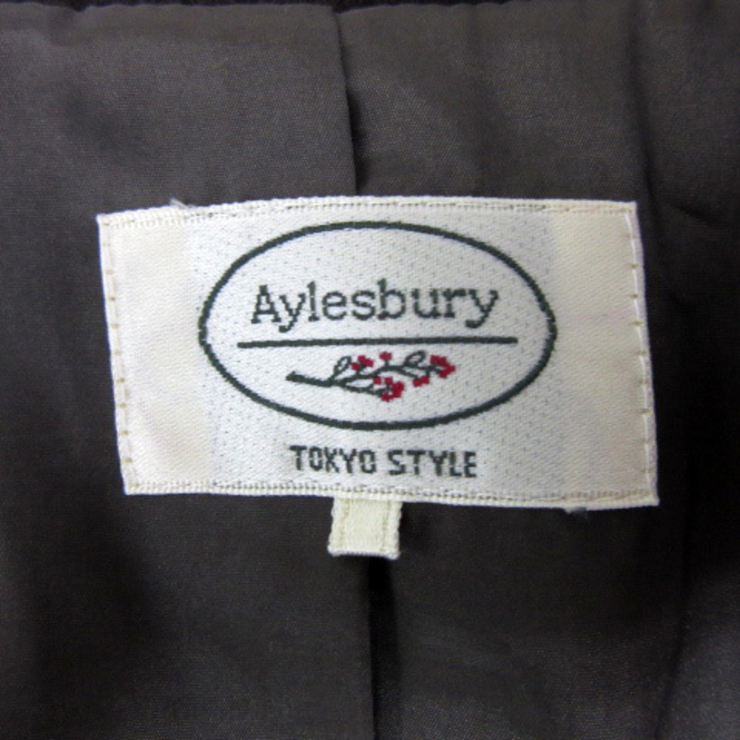 Aylesbury(アリスバーリー)のアリスバーリー  テーラードジャケット 総裏地 シングルボタン スエード調 7 レディースのジャケット/アウター(その他)の商品写真