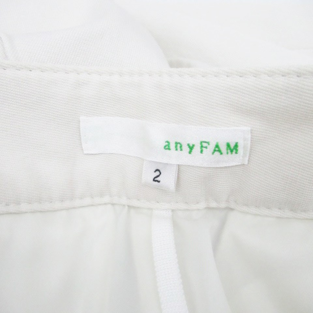 anyFAM(エニィファム)のエニィファム anyFam スラックスパンツ ロング丈 2 オフホワイト レディースのパンツ(その他)の商品写真
