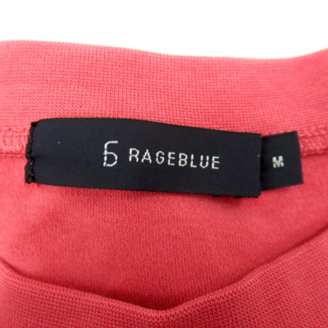 RAGEBLUE(レイジブルー)のレイジブルー Tシャツ カットソー 半袖 クルーネック M ピンク ベージュ メンズのトップス(Tシャツ/カットソー(半袖/袖なし))の商品写真