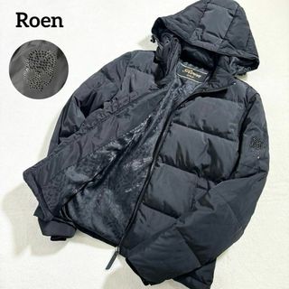 Roen - 美品✨Roen ロエン ダウンジャケット ドクロ ビジュ 裏地総柄