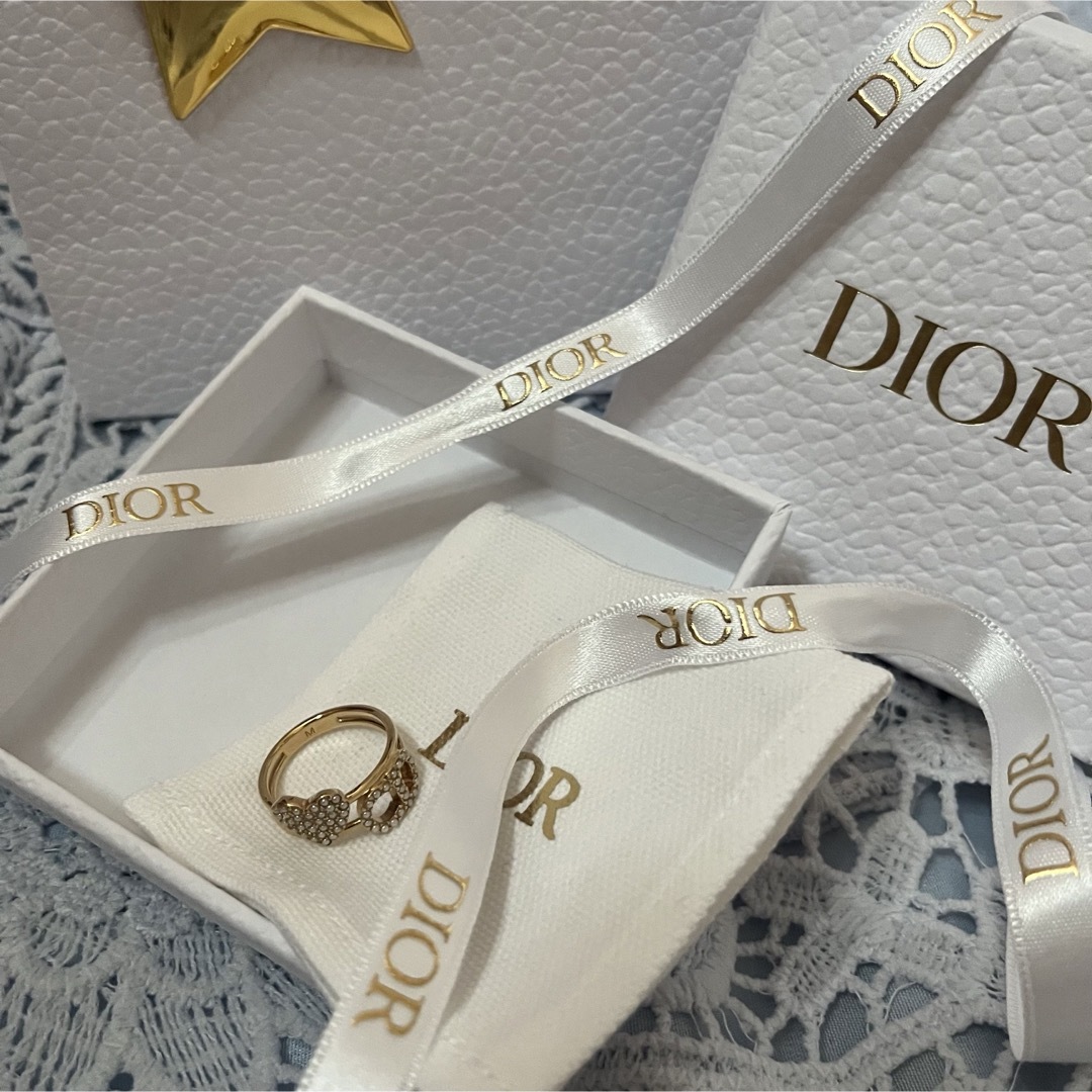 Christian Dior(クリスチャンディオール)のChristian Dior Clair d lune ring ハート レディースのアクセサリー(リング(指輪))の商品写真