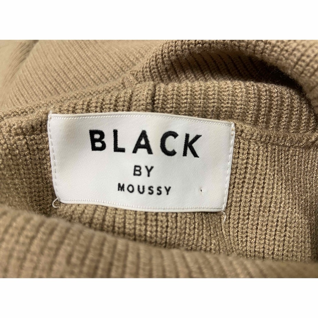 BLACK by moussy(ブラックバイマウジー)のBLACK BY MOUSSY スリット タートルネック ニット レディースのトップス(ニット/セーター)の商品写真