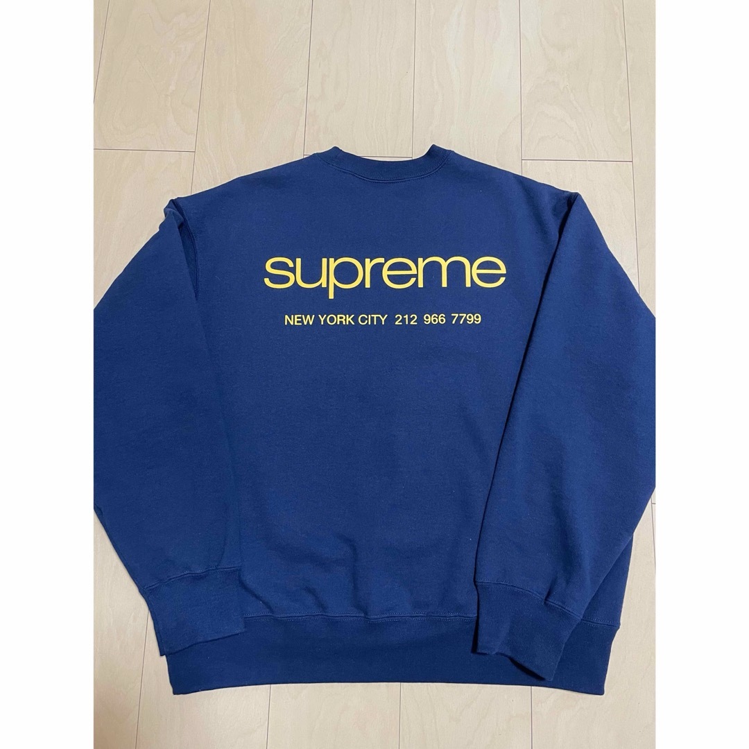 購入してもよろしいですかSupreme シュプリーム NYC crewneck NAVY M 購入してもよろしいですかSupreme シュプリーム NYC crewneck NAVY M