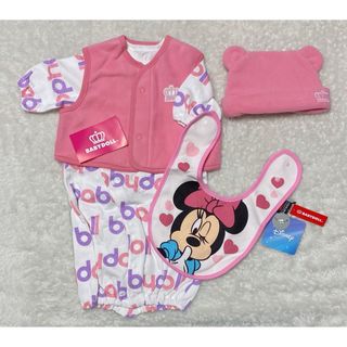 BABYDOLL DISNEY　2wayオール　ベスト　スタイ　帽子