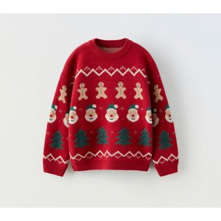 ザラキッズ(ZARA KIDS)のzara キッズ　クリスマス　セーター(ニット)