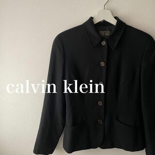 カルバンクライン(Calvin Klein)のCalvin Klein 　カルバン　クライン　合物　ジャケット　黒(その他)