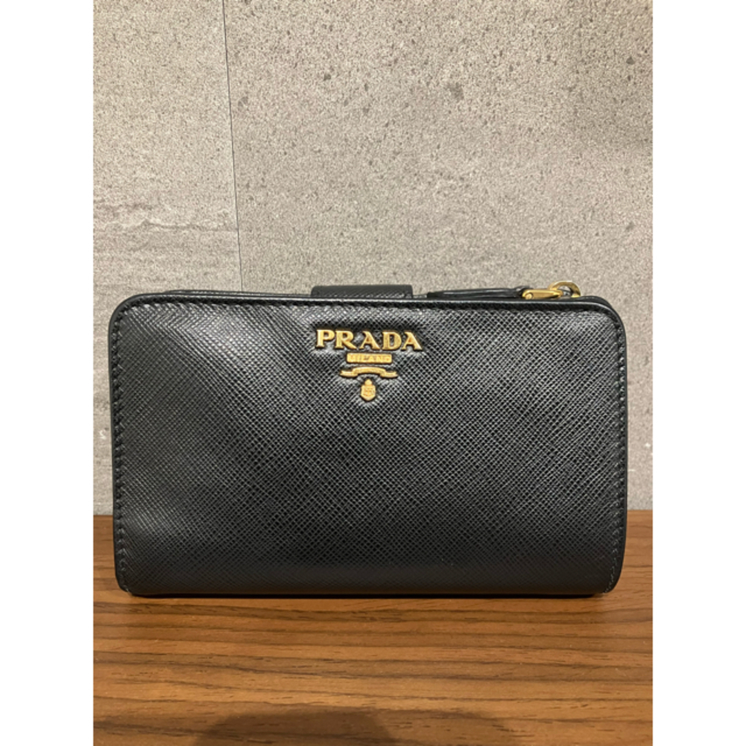 PRADA - 美品PRADA プラダ 折り財布 サフィアーノレザーの通販 by