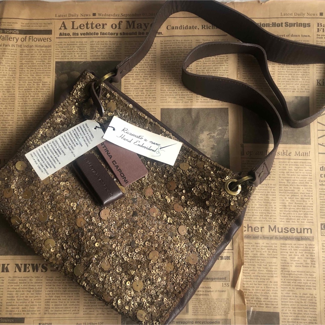 JOURNAL STANDARD(ジャーナルスタンダード)の【新品未使用】タグ付き★ラム本革スパンコールショルダー レディースのバッグ(ショルダーバッグ)の商品写真