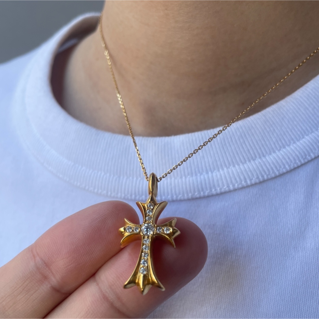 WEB限定】 クロムハーツ【22K】【ダイヤモンド】タイニークロス WEB限定】 クロムハーツ【22K】【ダイヤモンド】タイニークロス