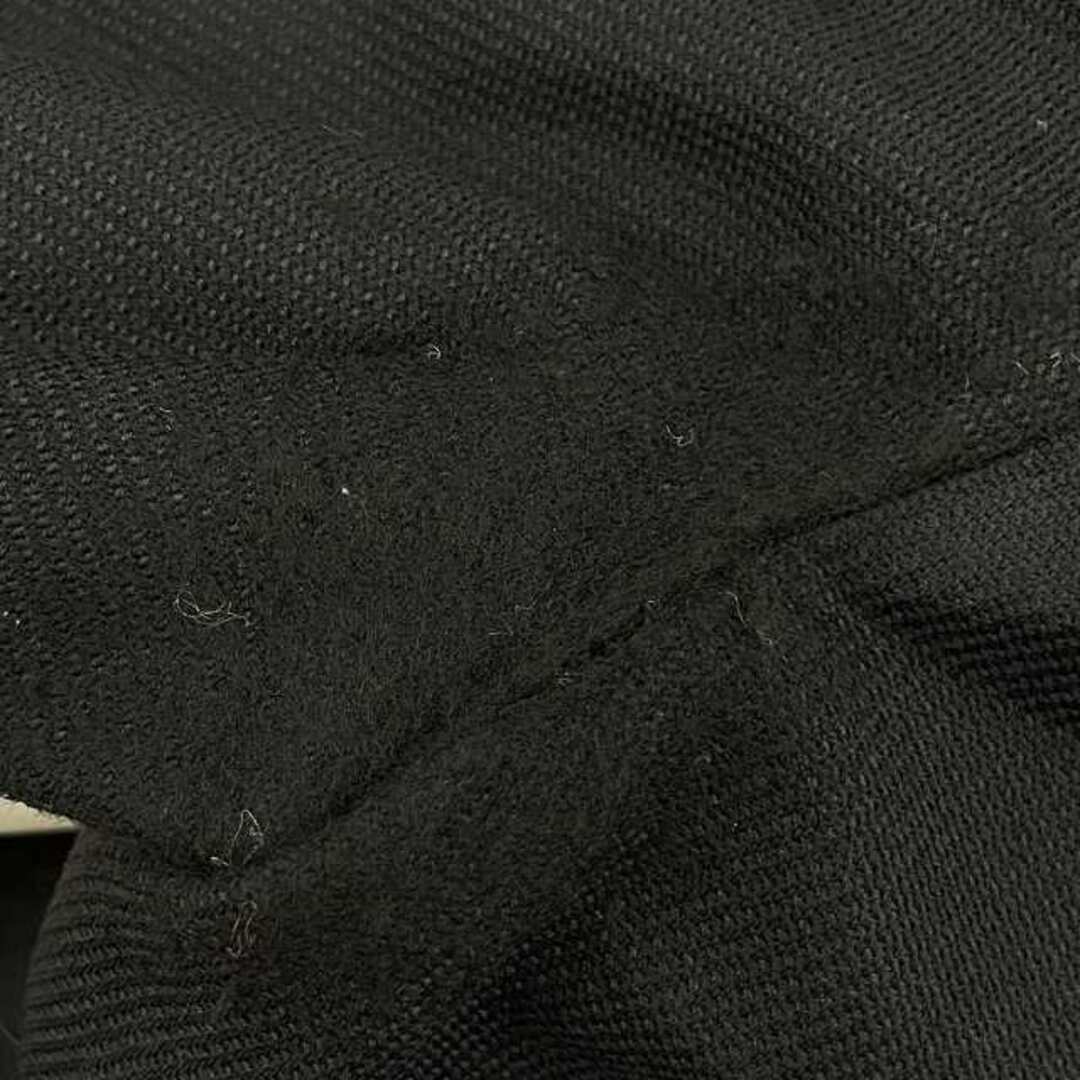 Paul Stuart(ポールスチュアート)のポールスチュアート ワンピース ひざ丈 ウール シルク混 半袖 6 M 紺 レディースのワンピース(ひざ丈ワンピース)の商品写真
