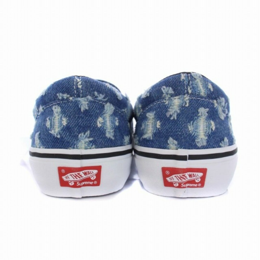 VANS(ヴァンズ)のVANS Supreme SLIP-ON スリッポン 26.5cm 青 メンズの靴/シューズ(スリッポン/モカシン)の商品写真