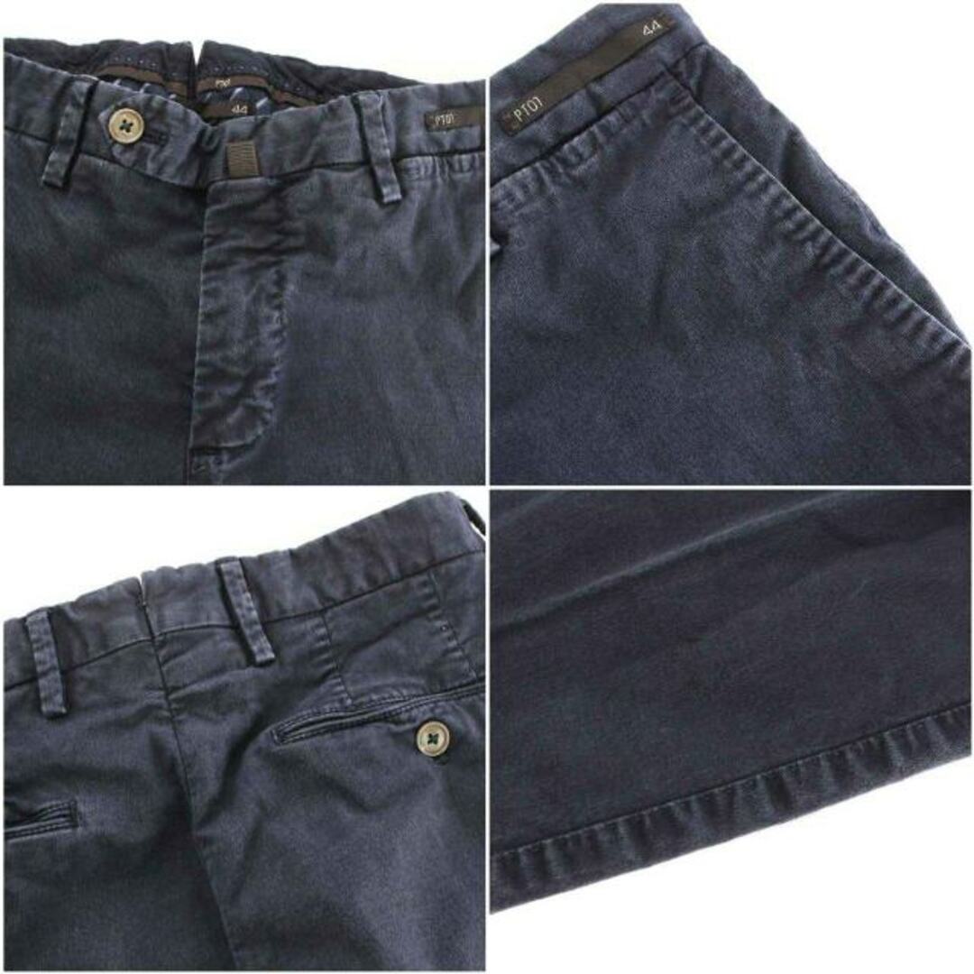 PT01(ピーティーゼロウーノ)のピーティーゼロウーノ PT01 スラックス パンツ ジップフライ 44 XS 紺 メンズのパンツ(スラックス)の商品写真