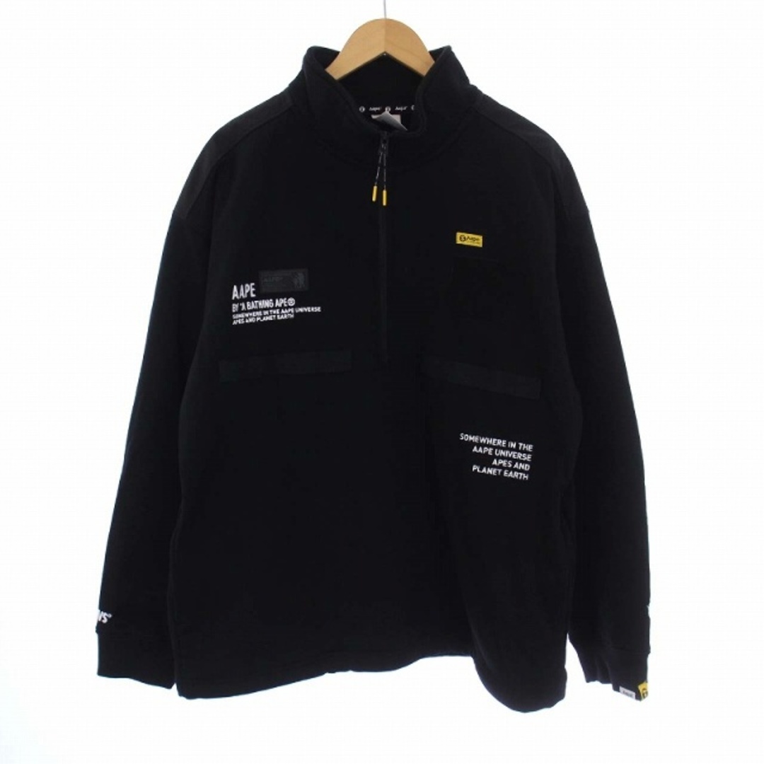 A BATHING APE QUARTER ZIP SWEATSHIRT685cm袖丈