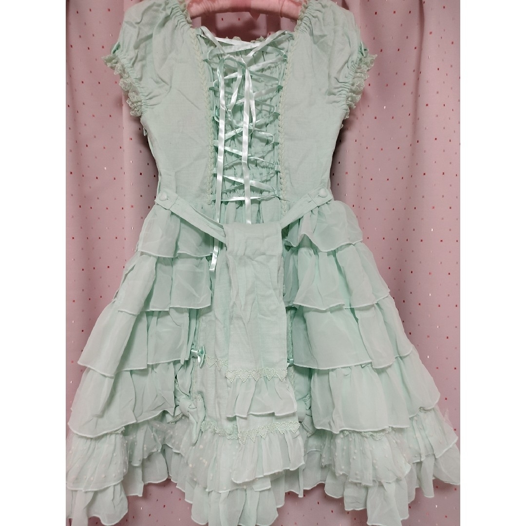 Angelic Pretty(アンジェリックプリティー)のSide Frill Fairy OPセット レディースのワンピース(ひざ丈ワンピース)の商品写真