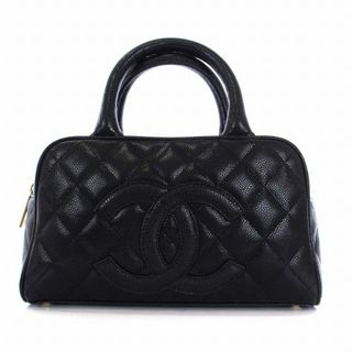 シャネル(CHANEL)のシャネル マトラッセ キャビアスキン ココマーク ボストンバッグ ハンドバッグ(ボストンバッグ)