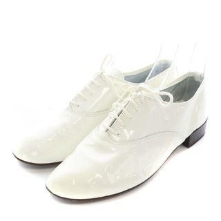 レペット(repetto)のレペット レースアップシューズ ローファー ラウンドトゥ エナメル 37(ローファー/革靴)