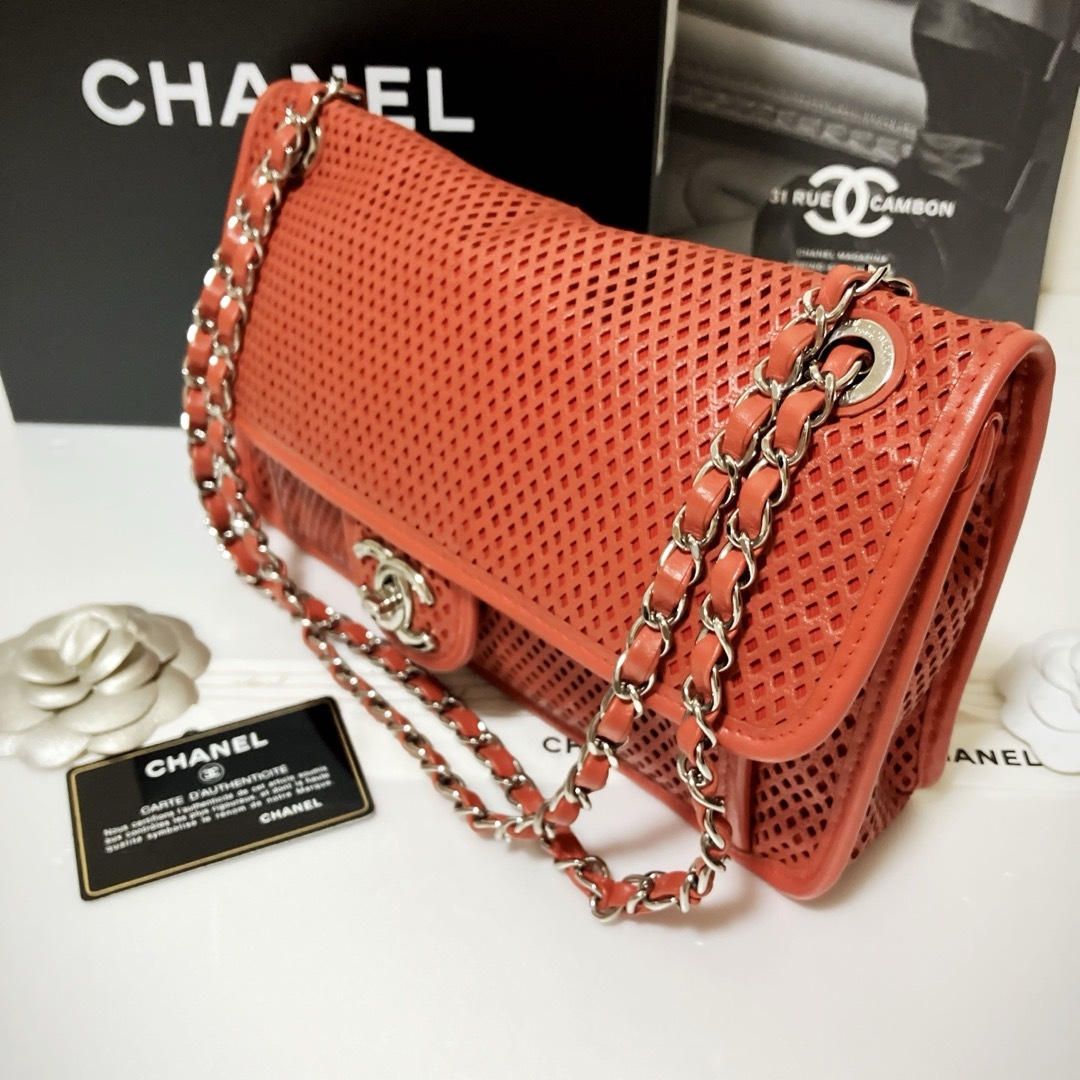 CHANEL(シャネル)の専用♡超美品♡シャネル  フレンチリビエラチェーンショルダー バッグ 正規品 レディースのバッグ(ショルダーバッグ)の商品写真