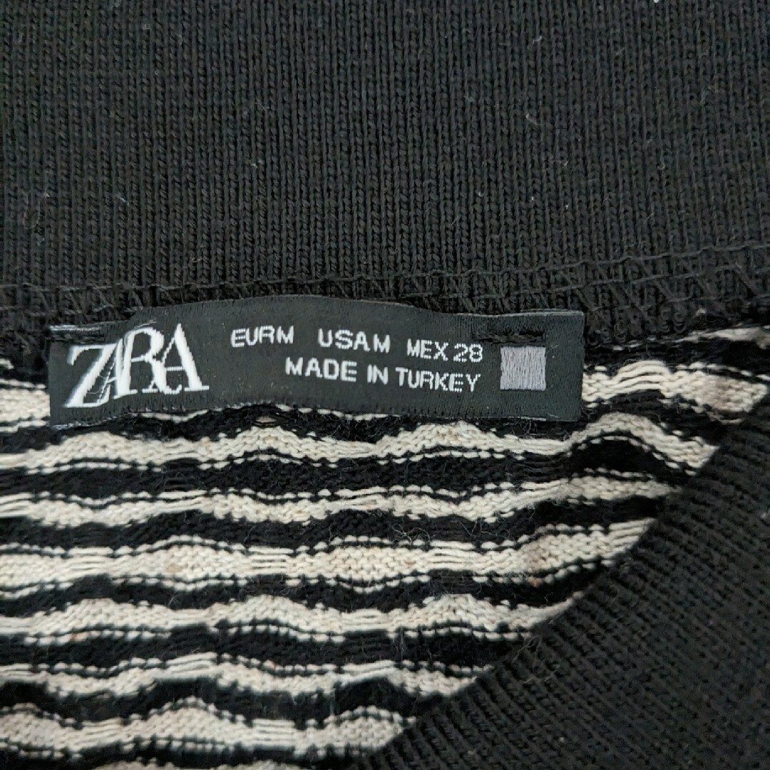 ZARA(ザラ)のZARA ザラ レトロジャガード ポロシャツ M レディースのトップス(ポロシャツ)の商品写真