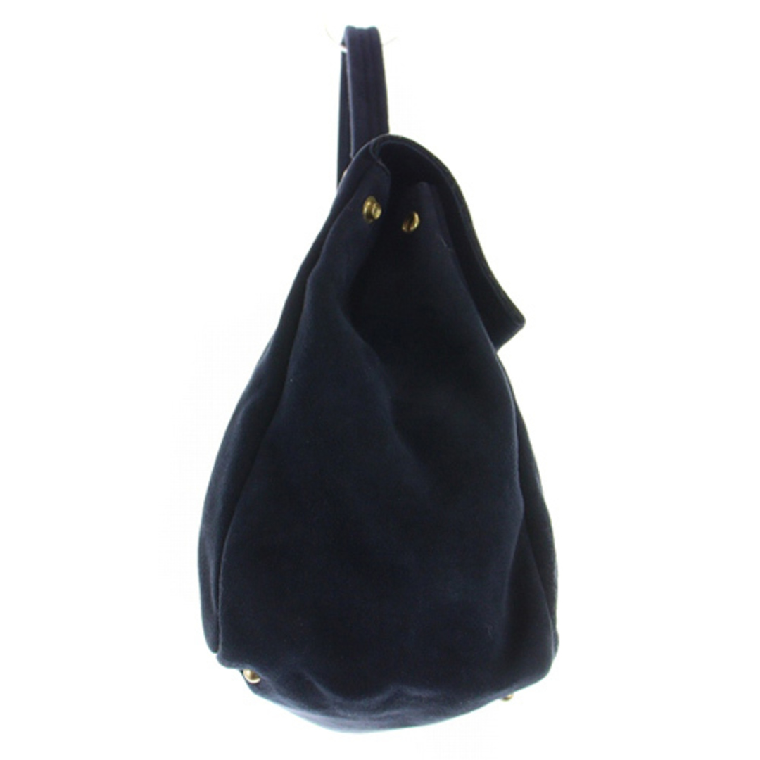 Marni(マルニ)のマルニ スエード トップハンドル バッグ 紺 レディースのバッグ(ハンドバッグ)の商品写真