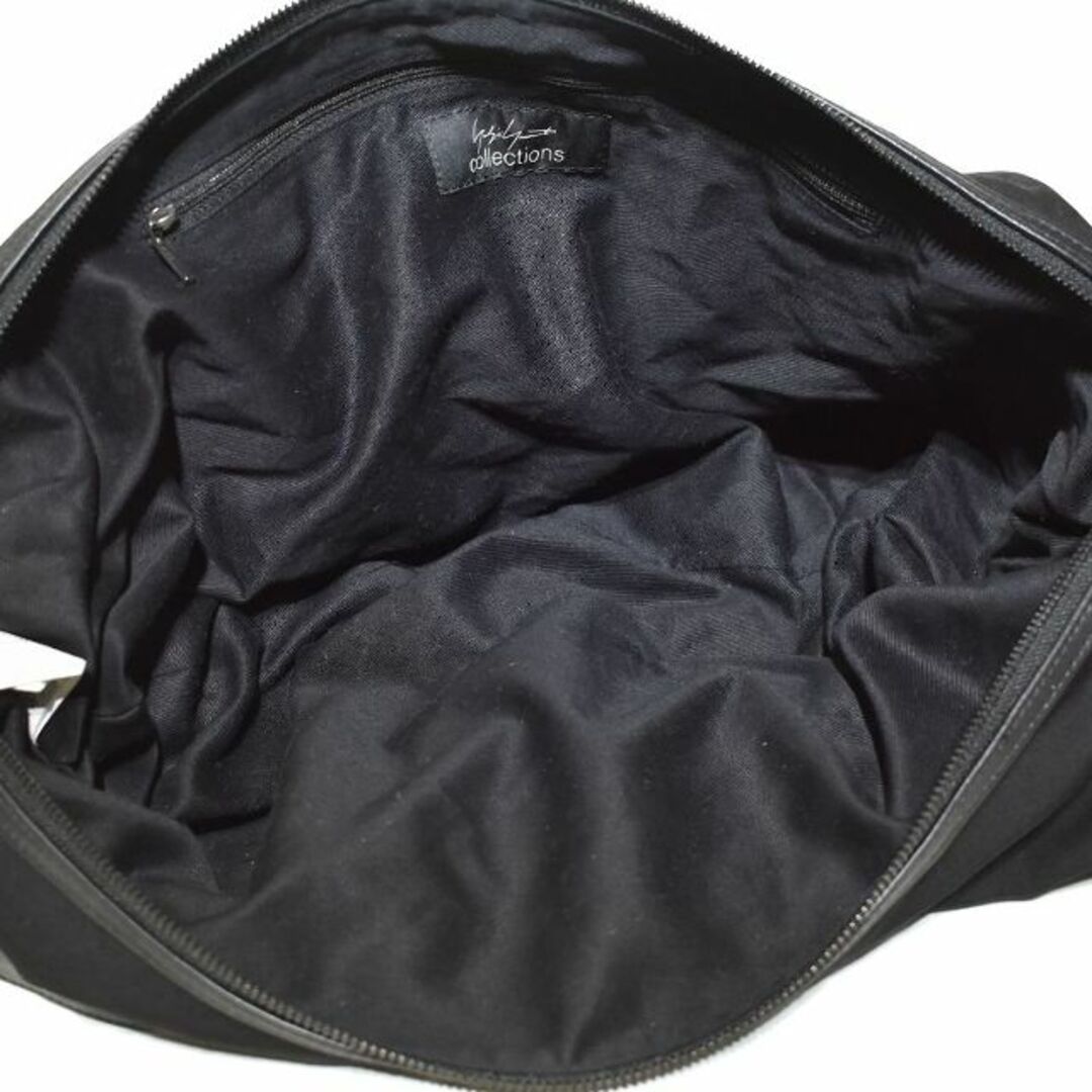 Yohji Yamamoto(ヨウジヤマモト)のヨウジヤマモト ウールギャバジン 2Way ショルダーバッグ ハンドバック 黒 レディースのバッグ(ショルダーバッグ)の商品写真