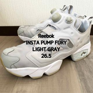 リーボック(Reebok)の【匿名配送】リーボック インスタポンプフューリー スニーカー 薄灰色 26.5(スニーカー)