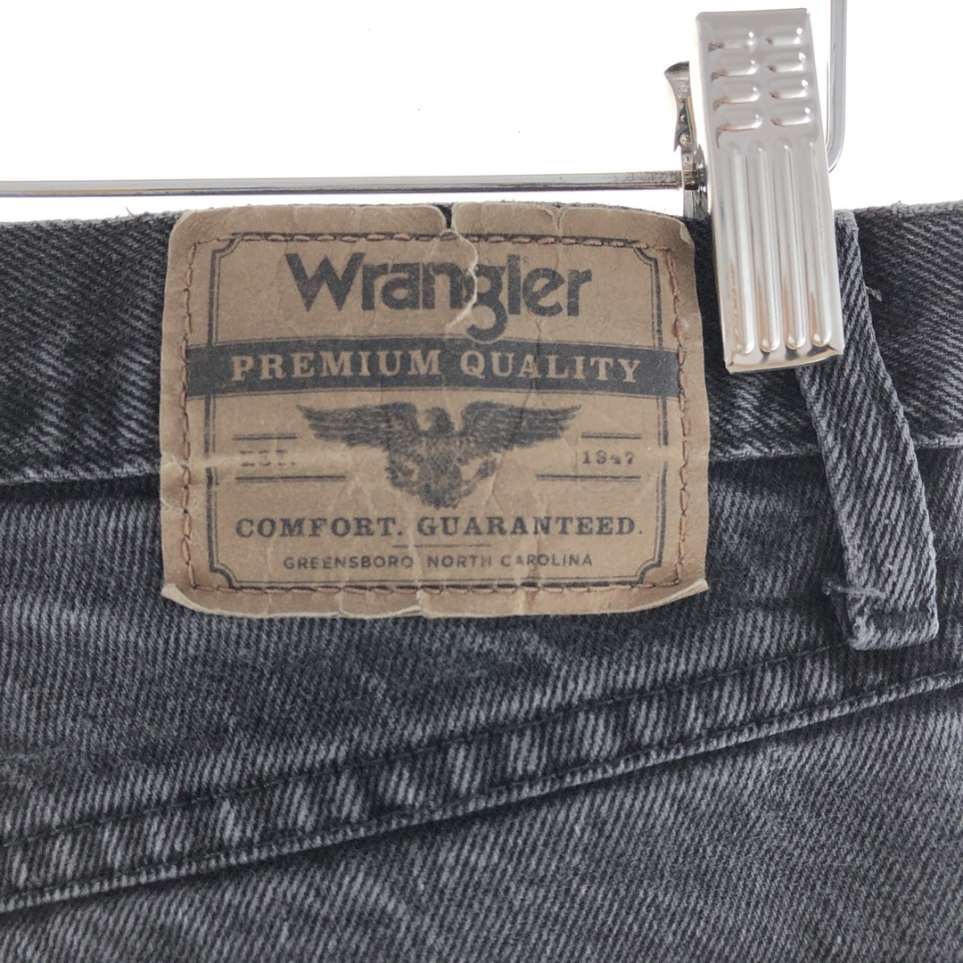 Wrangler(ラングラー)の古着 ラングラー Wrangler ブラックデニム デニムパンツ メンズw32 /taa002445 メンズのパンツ(デニム/ジーンズ)の商品写真