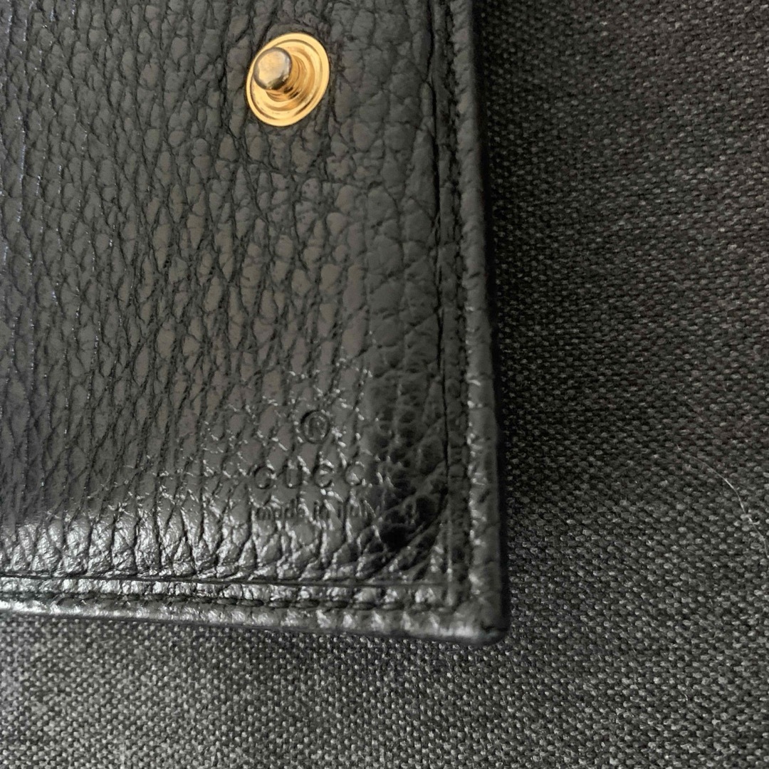 Gucci(グッチ)のGUCCI GGマーモント レザー 三つ折り 財布 524672 レディースのファッション小物(財布)の商品写真