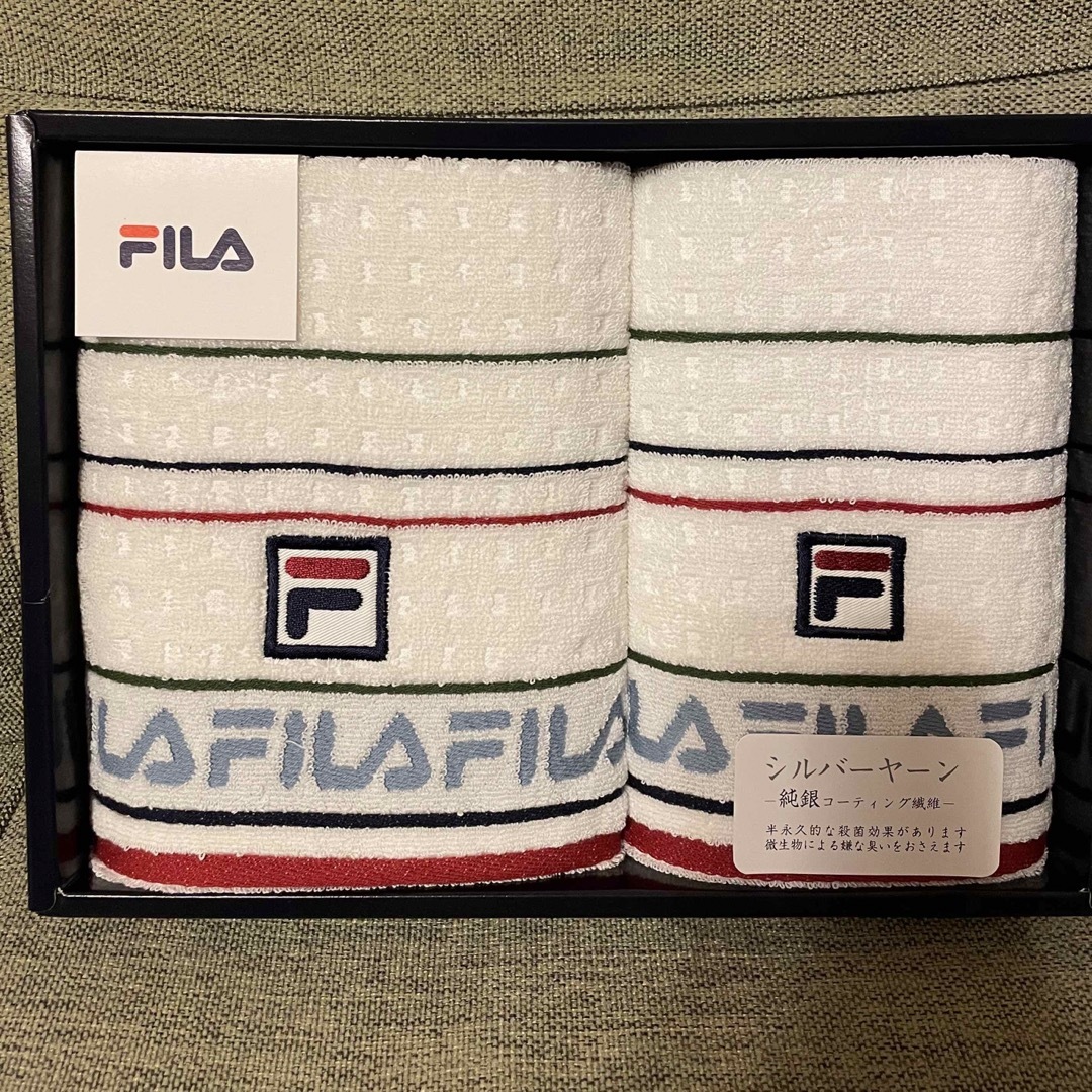 FILA(フィラ)のFILAタオルセット インテリア/住まい/日用品の日用品/生活雑貨/旅行(タオル/バス用品)の商品写真