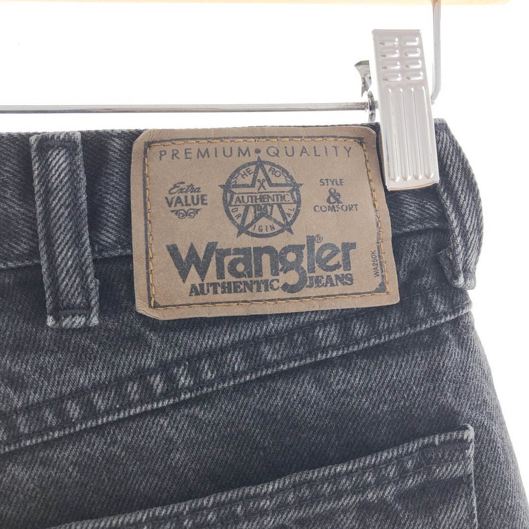 Wrangler(ラングラー)の古着 ラングラー Wrangler ブラックデニム テーパードデニムパンツ メンズw34 /taa002469 メンズのパンツ(デニム/ジーンズ)の商品写真